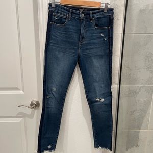 Abercrombie Simone High Rise Ankle Skinny Jeans